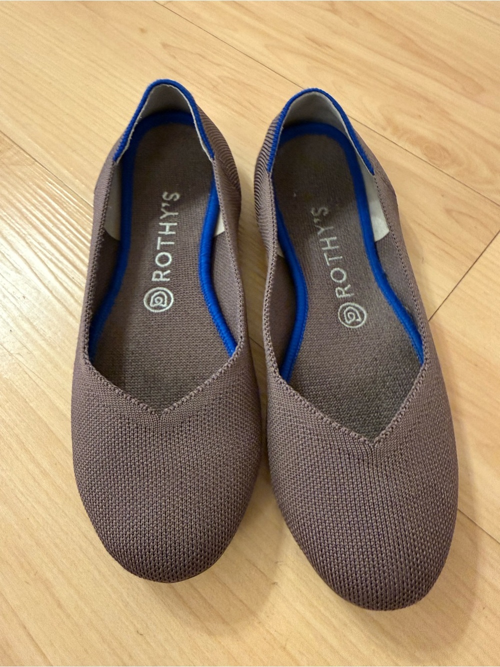 Rothy’s Round Toe Flats – Mink – Size 8.5